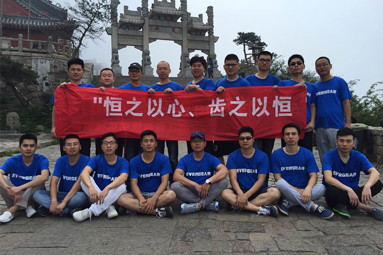 EverGear Shandong branch staff running in morning