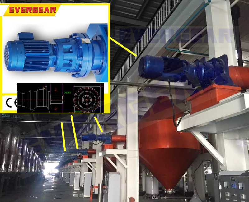 EVERGEAR Q series planetary gear motor application