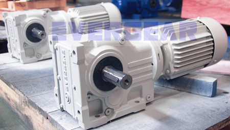 EVERGEAR  white color helical gear motor